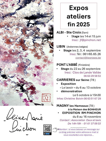 STAGES ET EXPOS FIN 2025