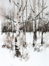Load image into Gallery viewer, Hiver des bouleaux
